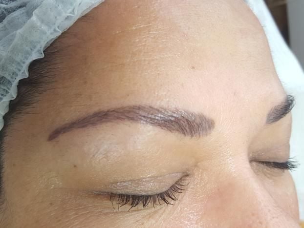 Second healed visit from Micro Brows by PERMANENT MAKEUP BY LINDA . Arroyo Grande, Ca